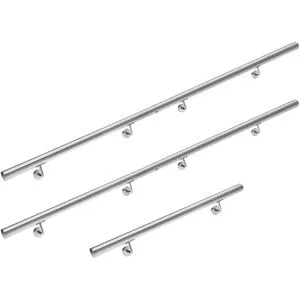 monzana® Handlauf 5er-Set Edelstahl 4,2x500cm