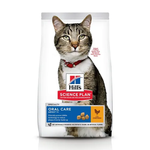 Hill's Science Plan Adult Oral Care krmivo pro kočky 1,5 kg