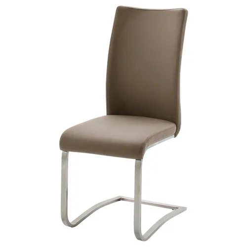 Livetastic HOUPACÍ ŽIDLE, barvy nerez oceli, cappuccino