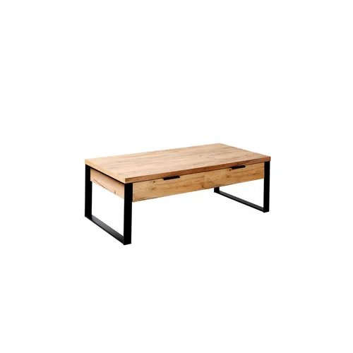 XXXL KONFERENČNÍ STOLEK, barvy dubu, kov, kompozitní dřevo, 118/59/40 cm