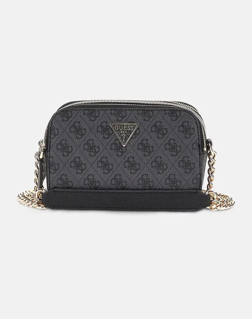 Guess Noelle Crossbody Camera Τσαντα Γυναικειο Hwbg7879140-Clo Jetblack
