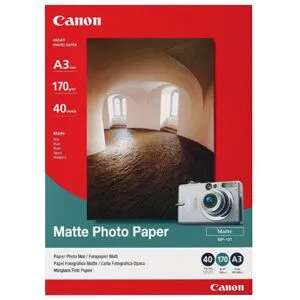 Canon A3 Matte Photo Paper MP-101, 40 ark, 170g/m2