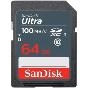 SanDisk SDXC 64GB Ultra, UHS-I, Class 10, 100MB/S