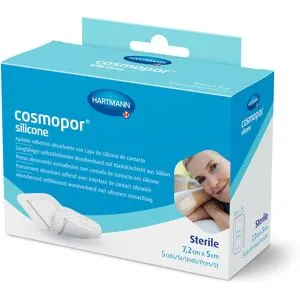 HARTMANN - Cosmopor Silicone Selfcare 7.2Cm X 5 Cm 5 Pièces