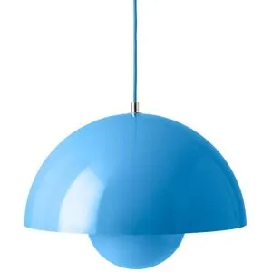 &tradition - FlowerPot Pendelleuchte VP7, swim blau