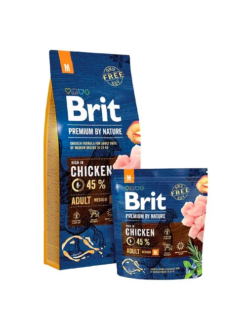 Brit Premium by Nature Adult M 3 kg