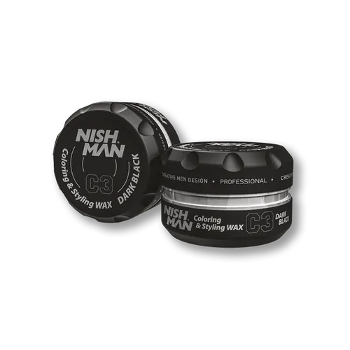 Vosk na vlasy Nishman C3 black 100g