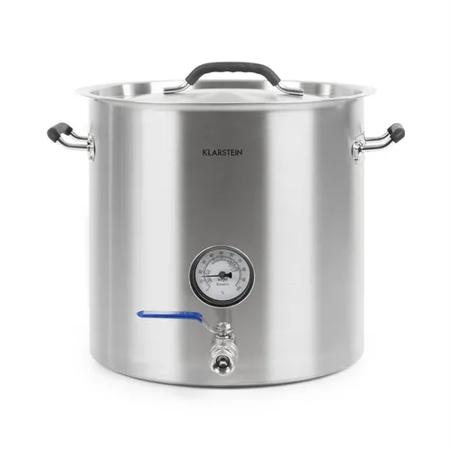 Klarstein Brauheld Pur 25 Maischekessel 25 Liter ohne Heizelement Edelstahl