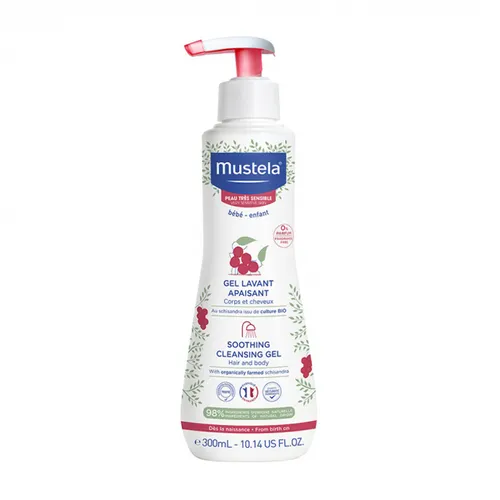 Mustela Verzachtende Reinigende Gel - Zeer Gevoelige Huid - 300ml