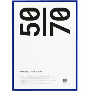 Paper Collective - Bilderrahmen 50 x 70 cm, Kiefer blau