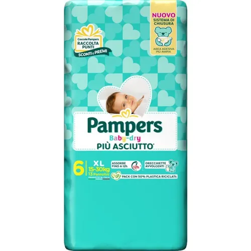 PAMPERS BABY DRY tradizionale Taglia 6-XL (15 - 30kg) 13PZ