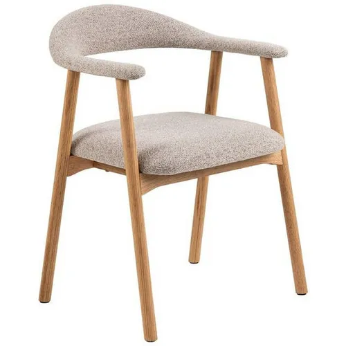 MID.YOU ŽIDLE S PODRUČKAMI, buklé, šedobéžová