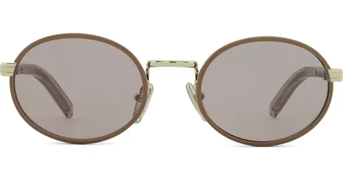 Prada 0PR B56S 24E20I 52 - redondas gafas de sol, mujer, marrón