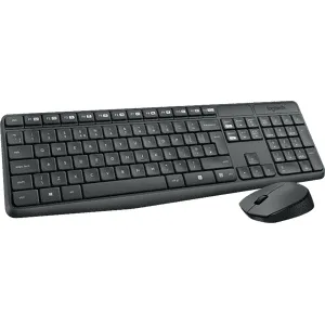 Logitech Clavier Sans Fil Et Souris Mk235 Azerty Noir (920-007911)