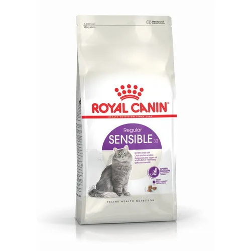Royal Canin Sensible - granule pro dospělé kočky s citlivým zažíváním 400 g