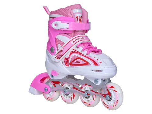 Apollo In-line brusle Super Blades (bílá/růžová, L (39-42))