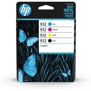 HP 912 C/M/Y/K Ink Cartridges 4-pack