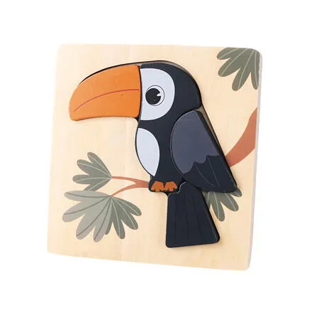 Zopa Drevené puzzle malé Toucan