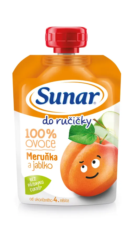 Sunar kapsička Do ručičky jablko meruňka 100g