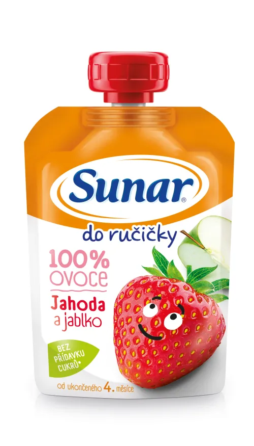 Sunar kapsička Do ručičky jablko jahoda 100g