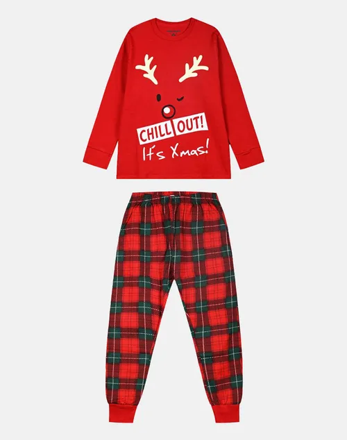 Energiers Πυζαμα 32-124550-9-203 Red