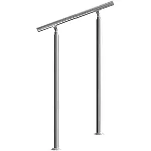 monzana® Treppengeländer Edelstahl 80cm