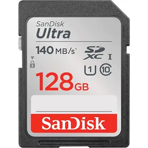 SanDisk Carte Mémoire Sdxc Ultra 128 Gb Class 10 Uhs-i (sdsdunb-128g-gn6in)