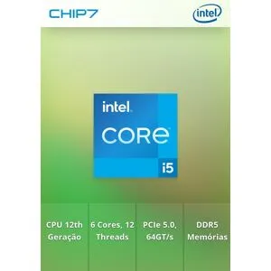 Intel Core i5 12500 - 3 GHz - 6 núcleos - 12 threads - 18 MB cache - LGA1700 Socket - Box