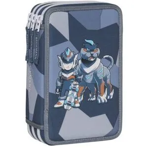 Beckmann trippelt pennal med innhold, Tiger Race