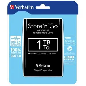 Verbatim Store 'n' Go 2,5" 1TB externe Festplatte, USB 3.0