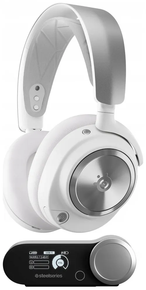 Nauszne SteelSeries Arctis Nova Pro Wireless White