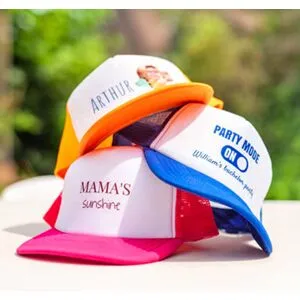 smartphoto Trucker Cap Kinder 6–12 Jahre, Farbe Königsblau zum Vatertag