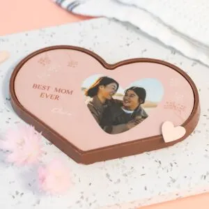 smartphoto Schokoladenherz mit Foto für den Lehrer oder Betreuer