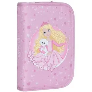 Beckmann enkelt pennal med innhold, Rosie