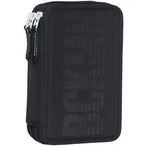 Beckmann Sport trippelt pennal med innhold, Black