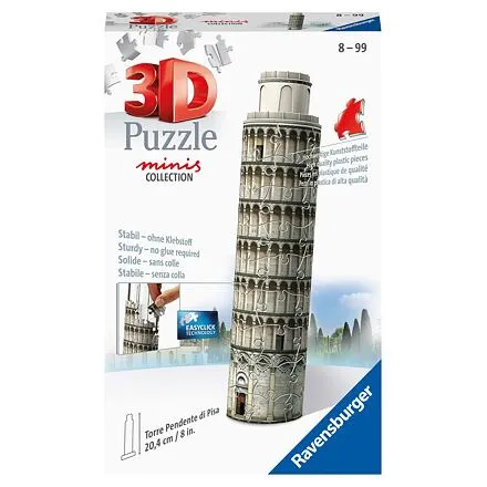 Ravensburger Mini budova - Šikmá veža v Pise 3D Puzzle 54 dielikov
