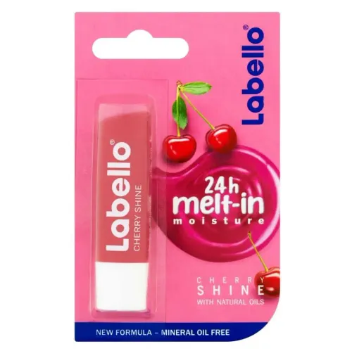Labello Fruity Shine balzám na rty SPF10 (Cherry) 4,8 g