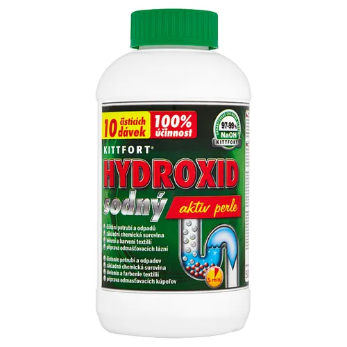 Kittfort Hydroxid sodný aktiv perle 500g