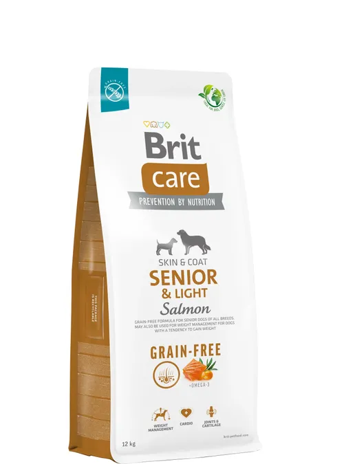 Brit Care Grain-Free Senior & Light - s lososem a bramborem 3 kg