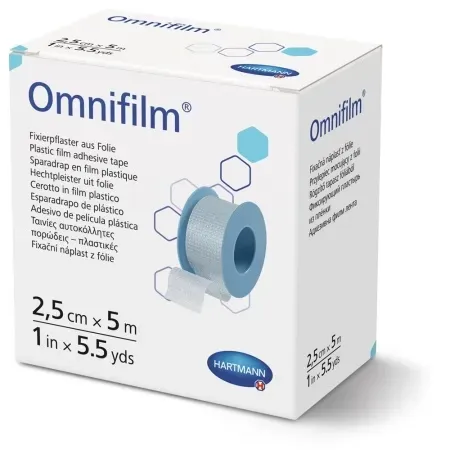 Plasture Omnifilm 2.5 cm x 5 m – Transparent si flexibil Hartmann