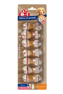 Pochoutka 8in1 triple flavour XS (7ks)