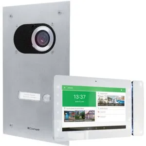 Kit Vidéo Platine Switch Vip + Maxi Android + Renvoi Sur Smartphone - Comelit Kvs8051