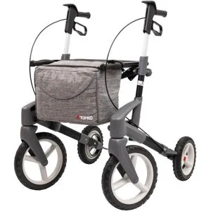 Topro Rollator Olympos ATR MS, faltbar, mit Tasche, schwarz