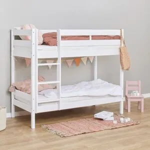 Hoppekids Køyeseng, Eco Comfort, 70x160cm, Hvit