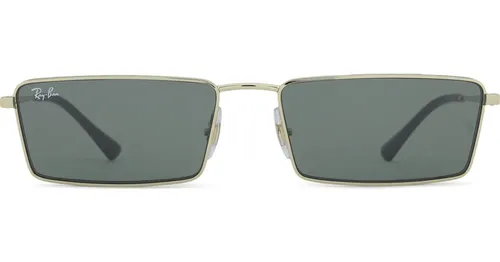 Ray-Ban Emy RB3741 92136V 59 - rektangelt solbriller, unisex, guld