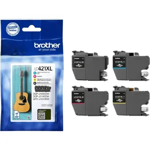 Brother Encre Value Pack Lc-421xl Cyan/magenta/jaune/noir