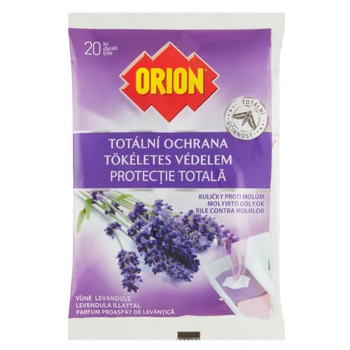 ORION Totální ochrana kuličky proti molům vůně levandule 20 kusů