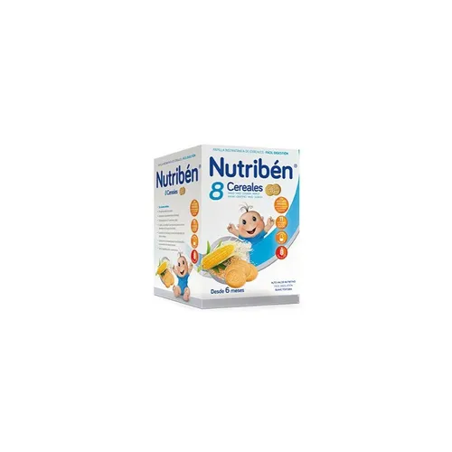 nutribén 8 cereales galletas maría 600 g