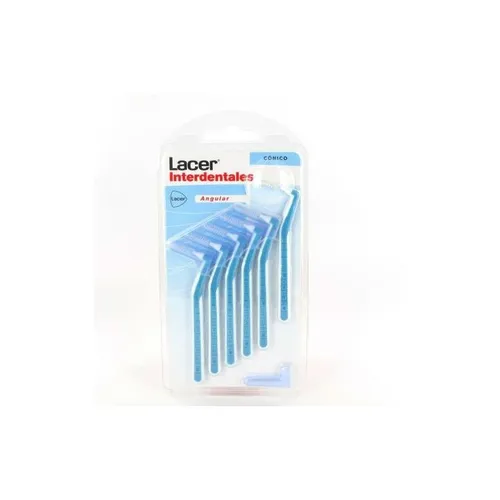 cepillo cónico angular interdental 6 uds