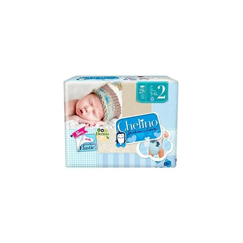 pañal infantil chelino t - 2 (3 - 6 kg) 28 uds
